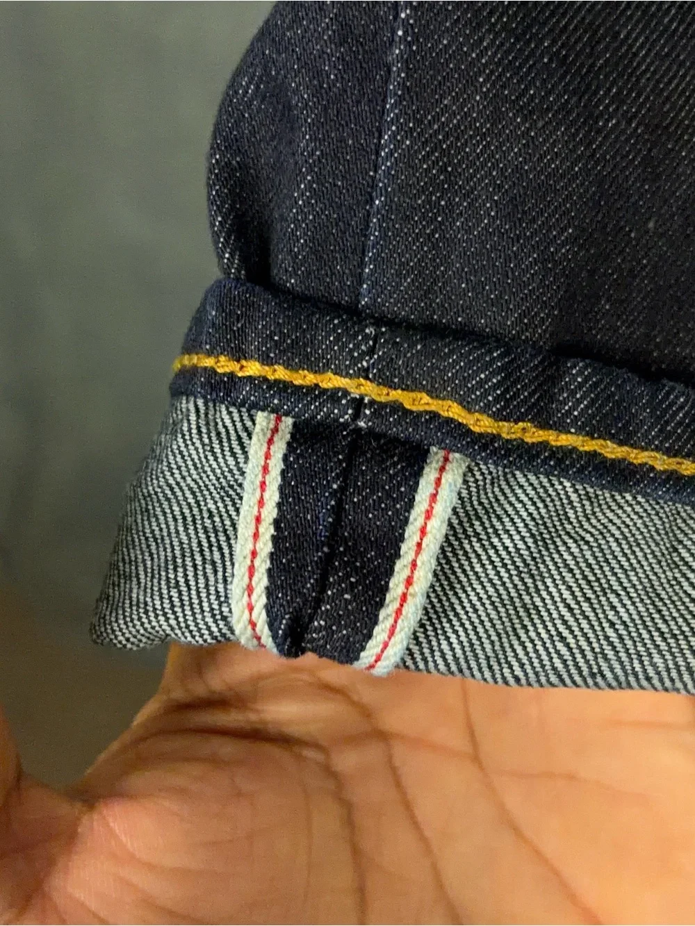 Levis 505 Selvedge Jeans Mens Size 33x30 Straight Leg Dark Wash Americana NWT